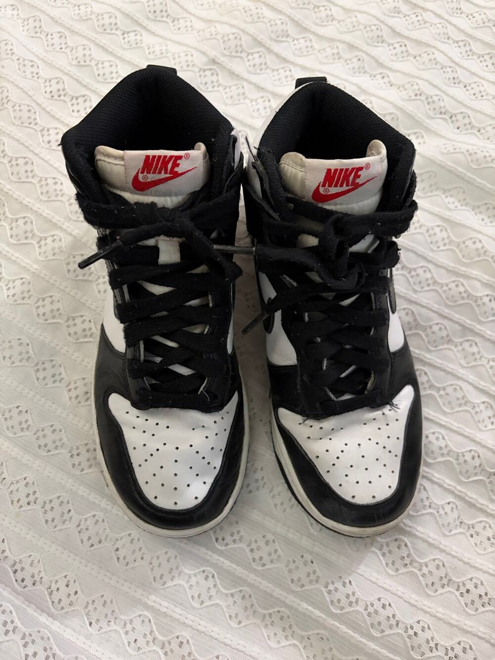 Nike Dunk High Panda Black White GS Women's Size 6 Sneakers DD1869-103